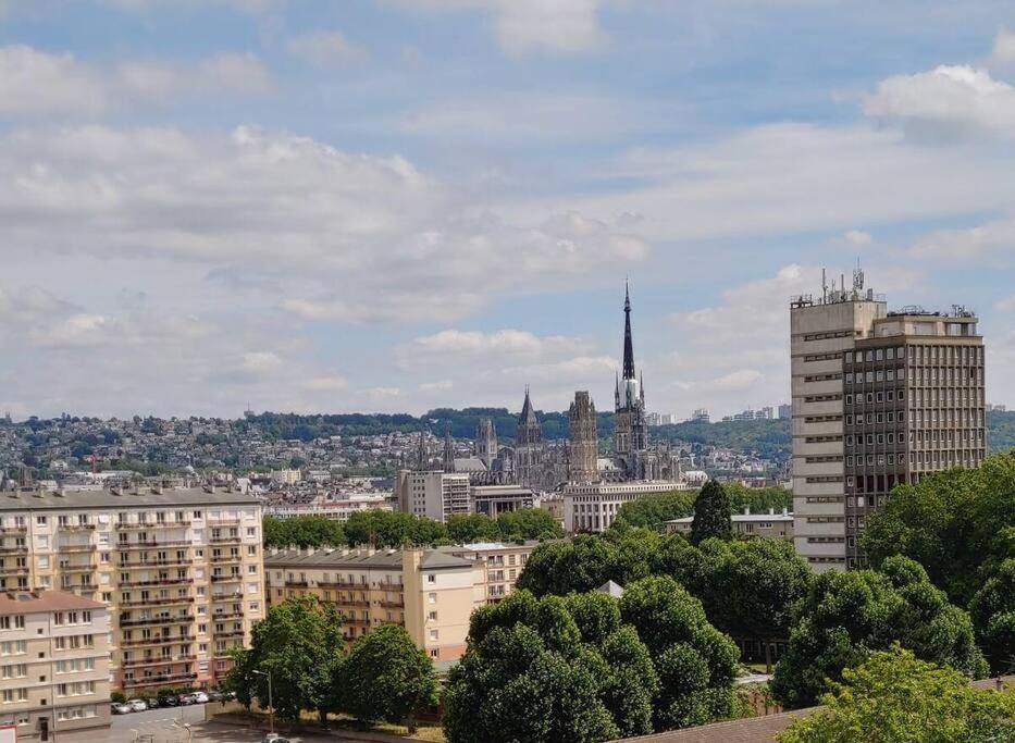Spacieux F4 Avec Vue Panoramique Et 2 Places De Parking 루앙 외부 사진